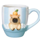 Capybara Mug Blue & Brown - 10cm