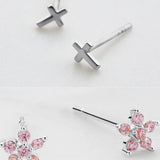 Amelia Cross Stud Set