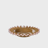 Sigrid Frill Dish Large Mustard & Pink